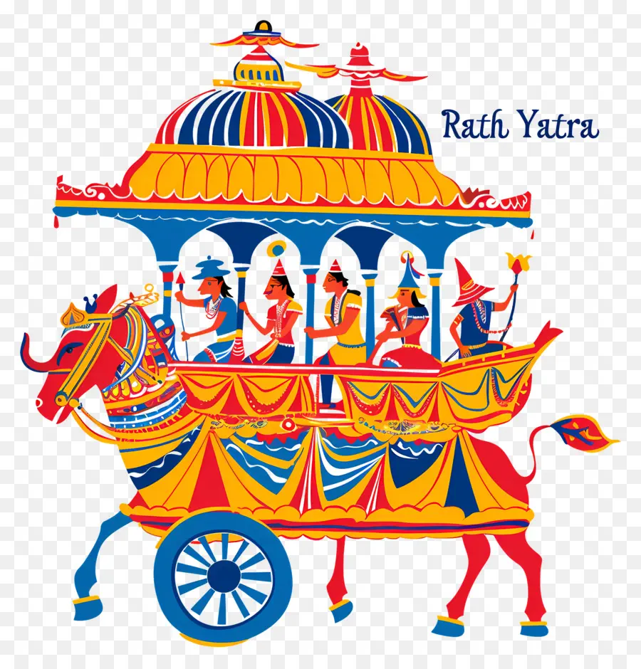 Rath Yatra，Horsedrawn Transporte PNG