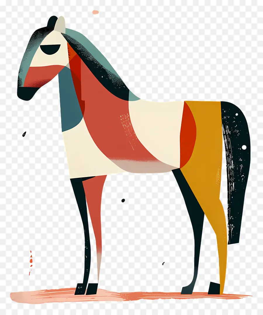 Caballo，El Arte Abstracto PNG