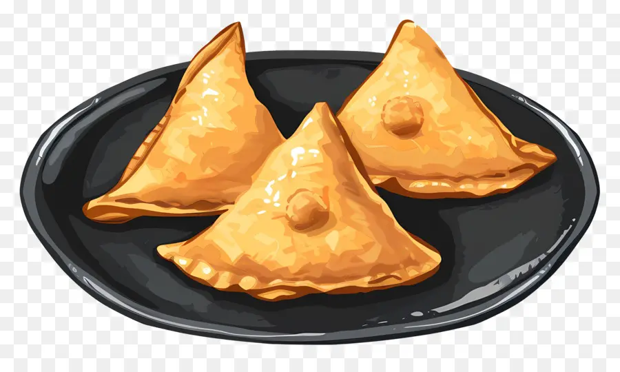 Samosa，Comida De La India PNG