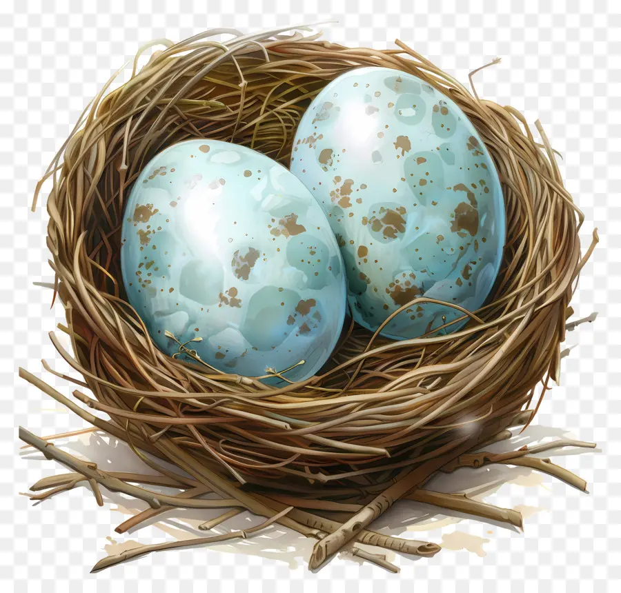 Los Huevos De Aves，Huevos Azules Y Verdes PNG