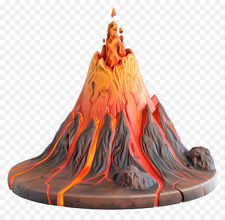 Volcán，Lava PNG