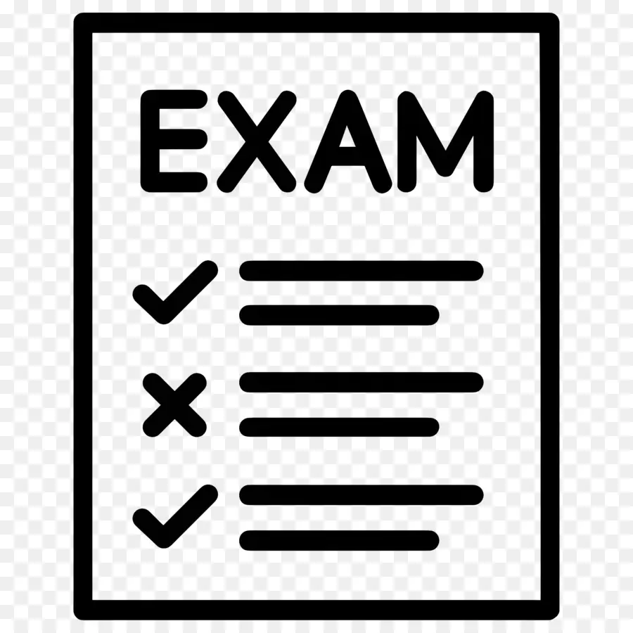 Logotipo De Examen，Examen Icono PNG