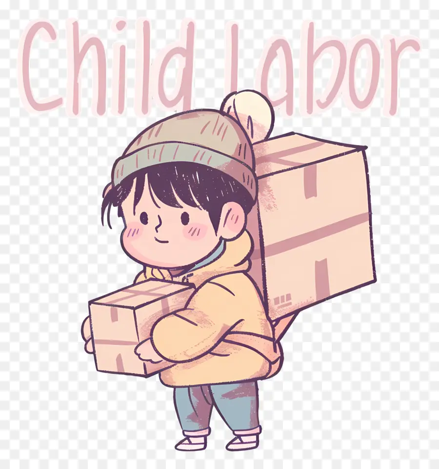 Día Del Mundo Contra El Trabajo Infantil，La Historieta PNG