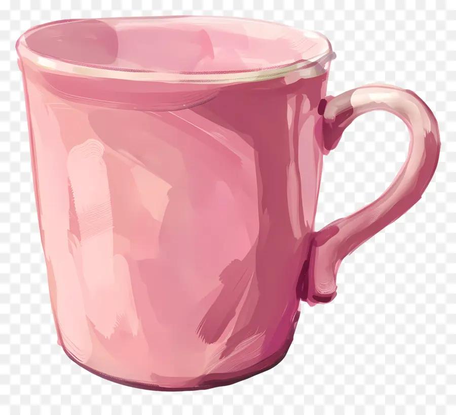 Taza Rosa，Taza Colorida PNG