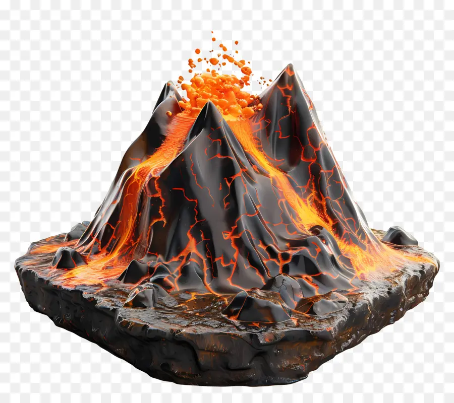 Volcán，Lava PNG