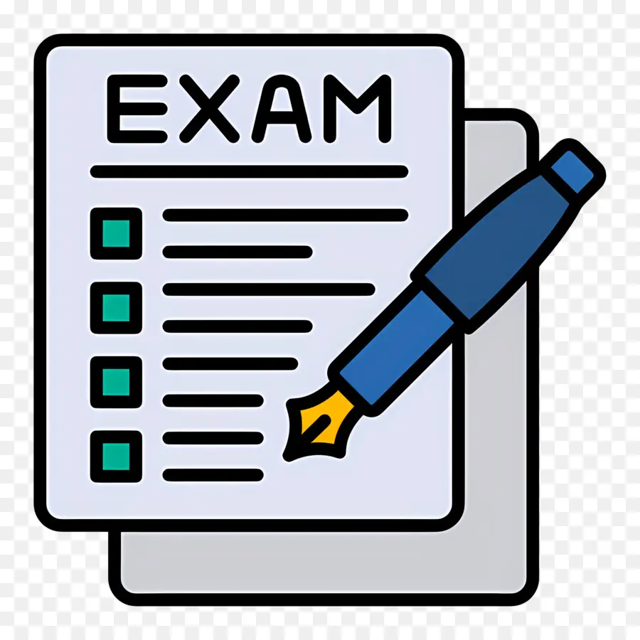 Logotipo De Examen，Examen Icono PNG