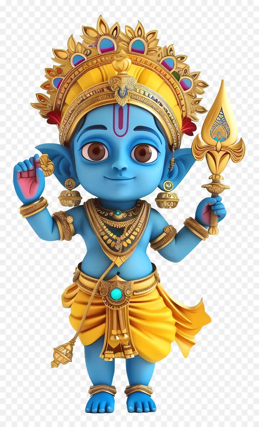 Apara Ekadashi，Personaje De Dibujos Animados Azul PNG