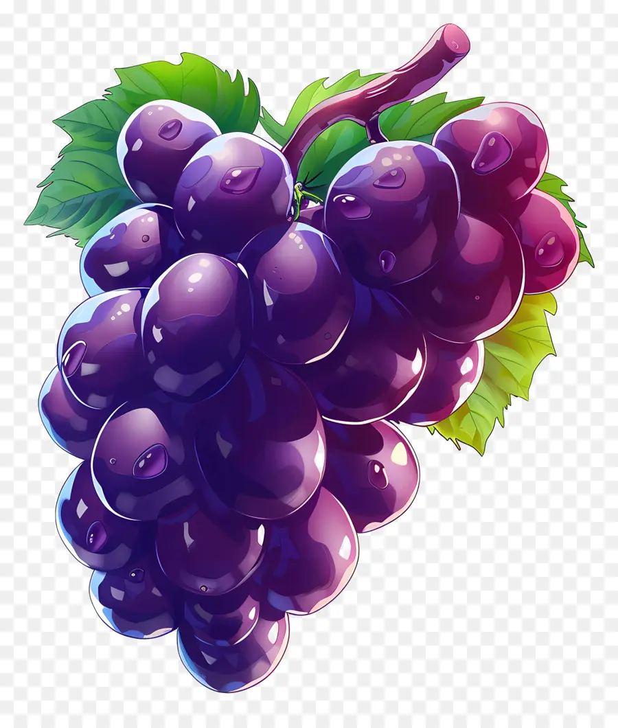 Uvas Animadas，Uvas PNG