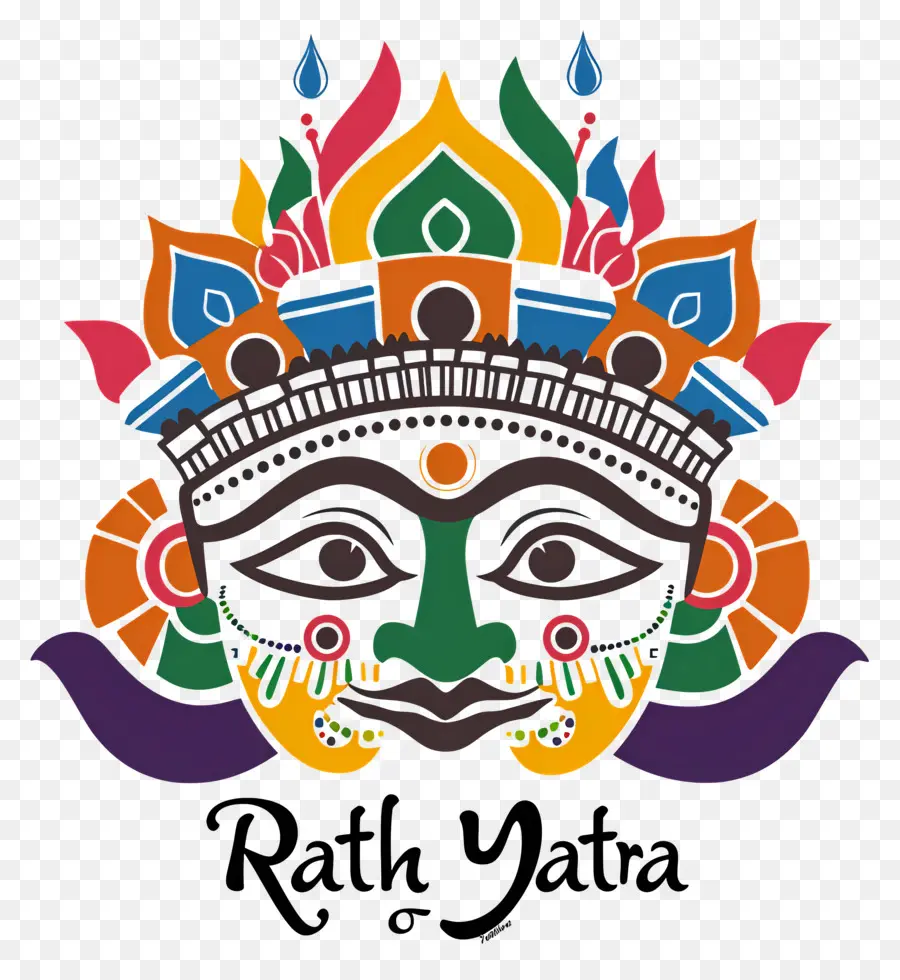 Rath Yatra，Máscara De La Jungla PNG