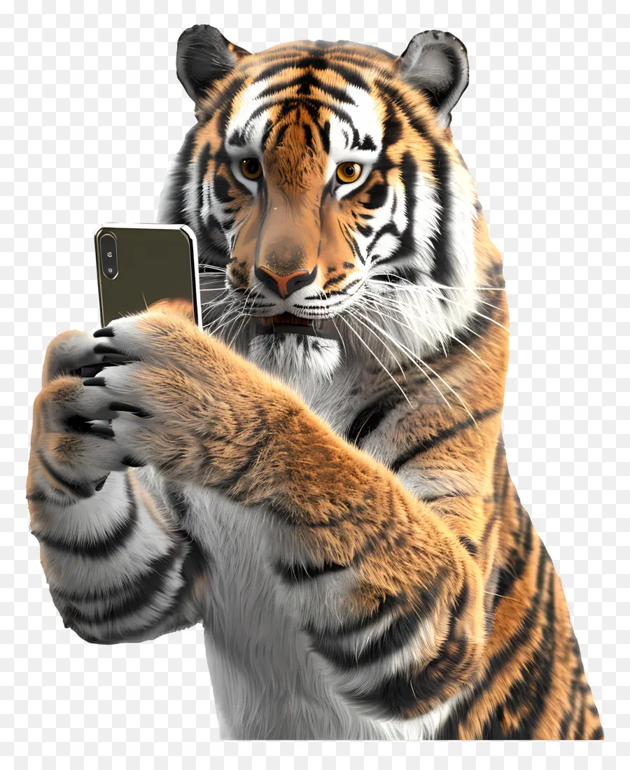 Animales Autofotos，Tigre PNG