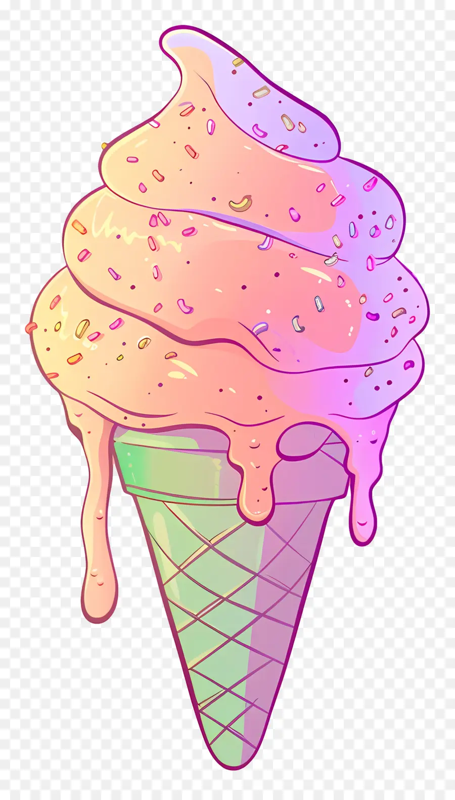 Helado，Rosa Helado PNG