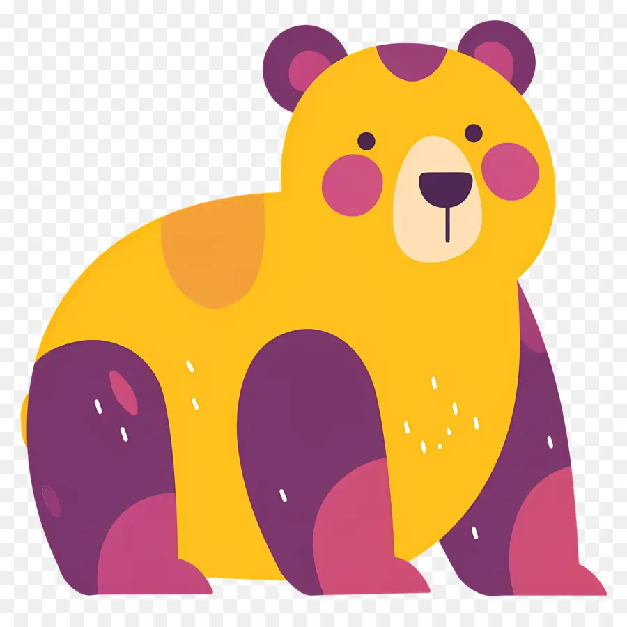 Oso，Oso Colorido PNG