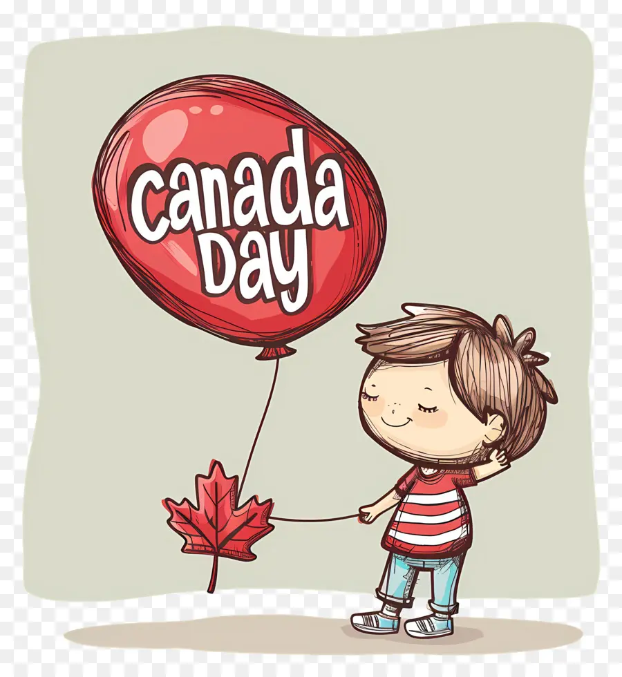 El Día De Canadá，Niño PNG