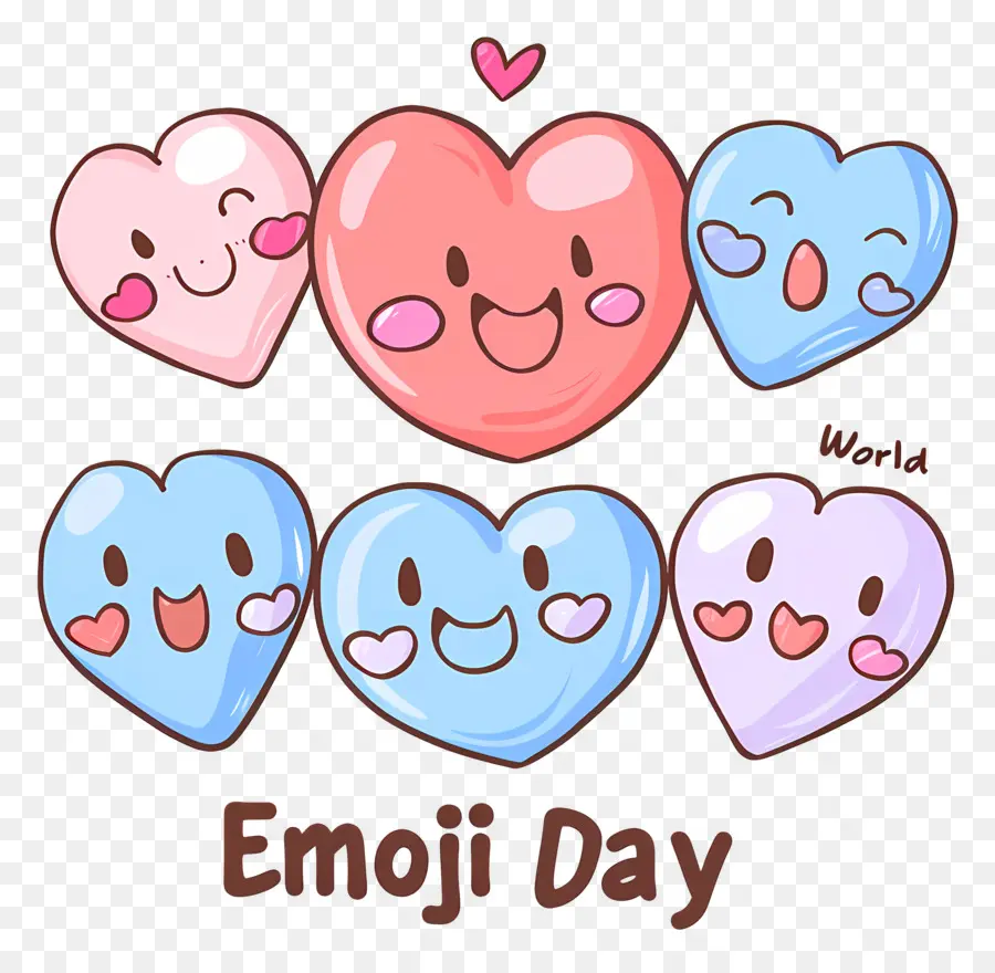 Mundo Emoji Día，Emoji PNG