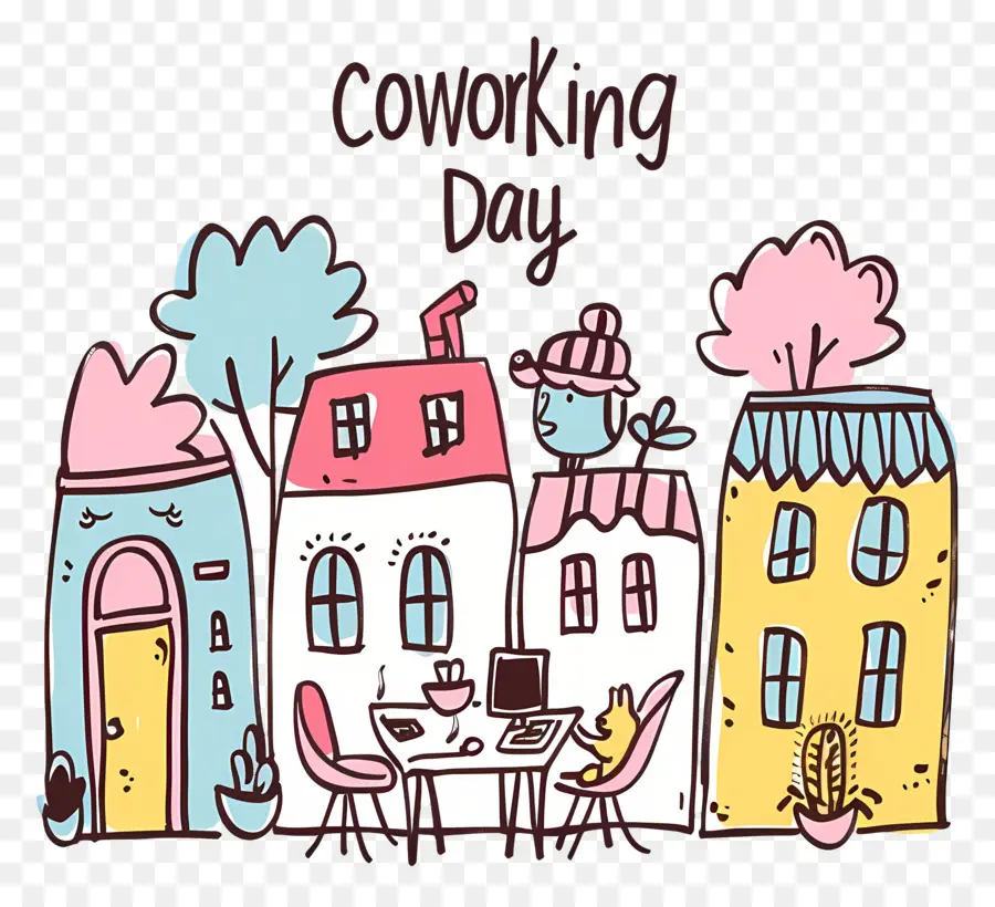 Día Internacional Del Coworking，Casas De Coworking PNG