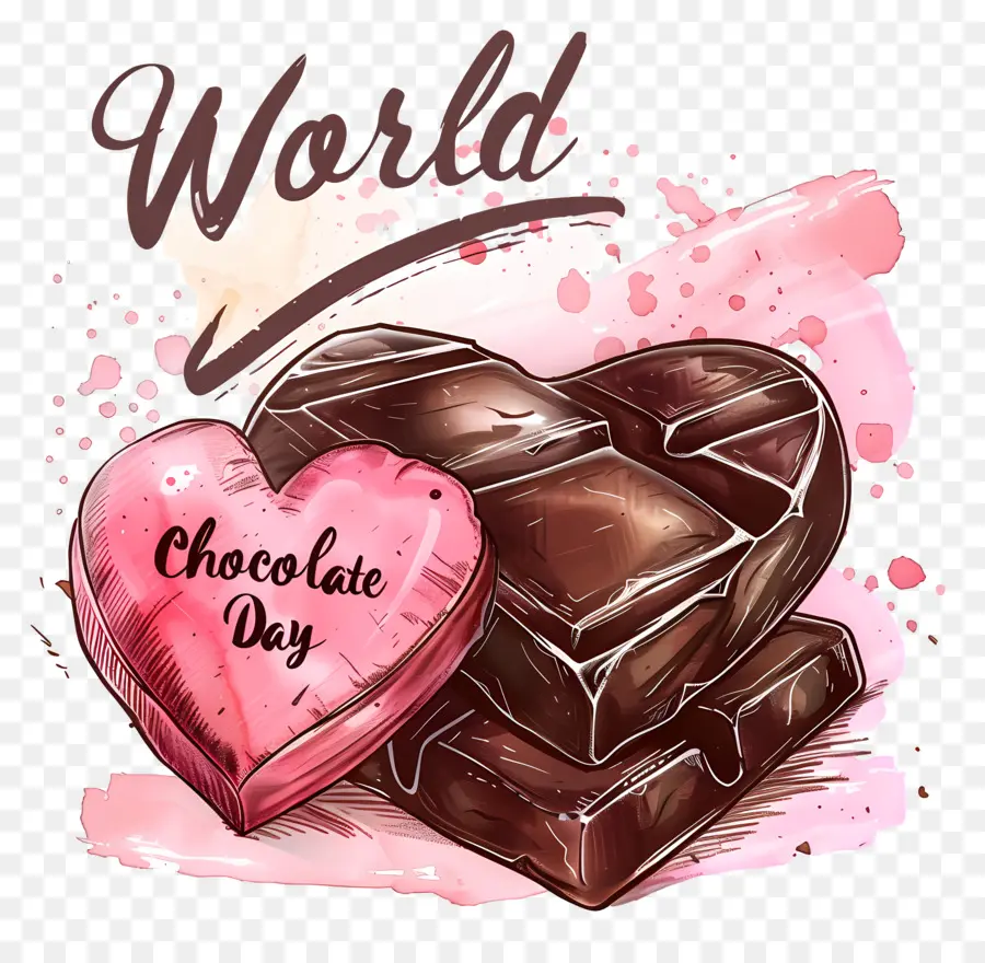 Mundo De Chocolate El Día，El Día De San Valentín PNG