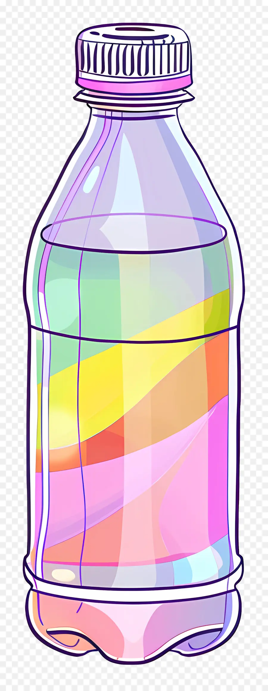 Botella De Plástico，Botella De Plástico Transparente PNG