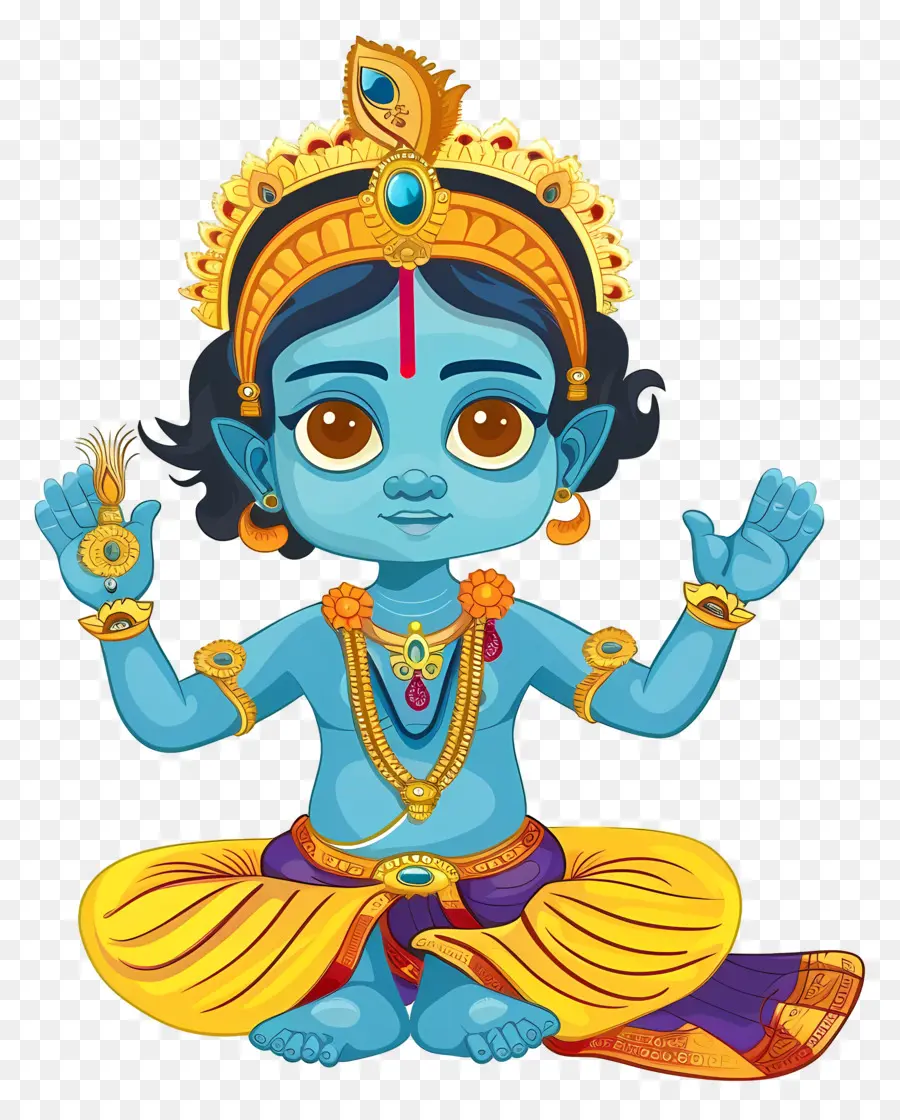 Apara Ekadashi，Deidad Azul PNG