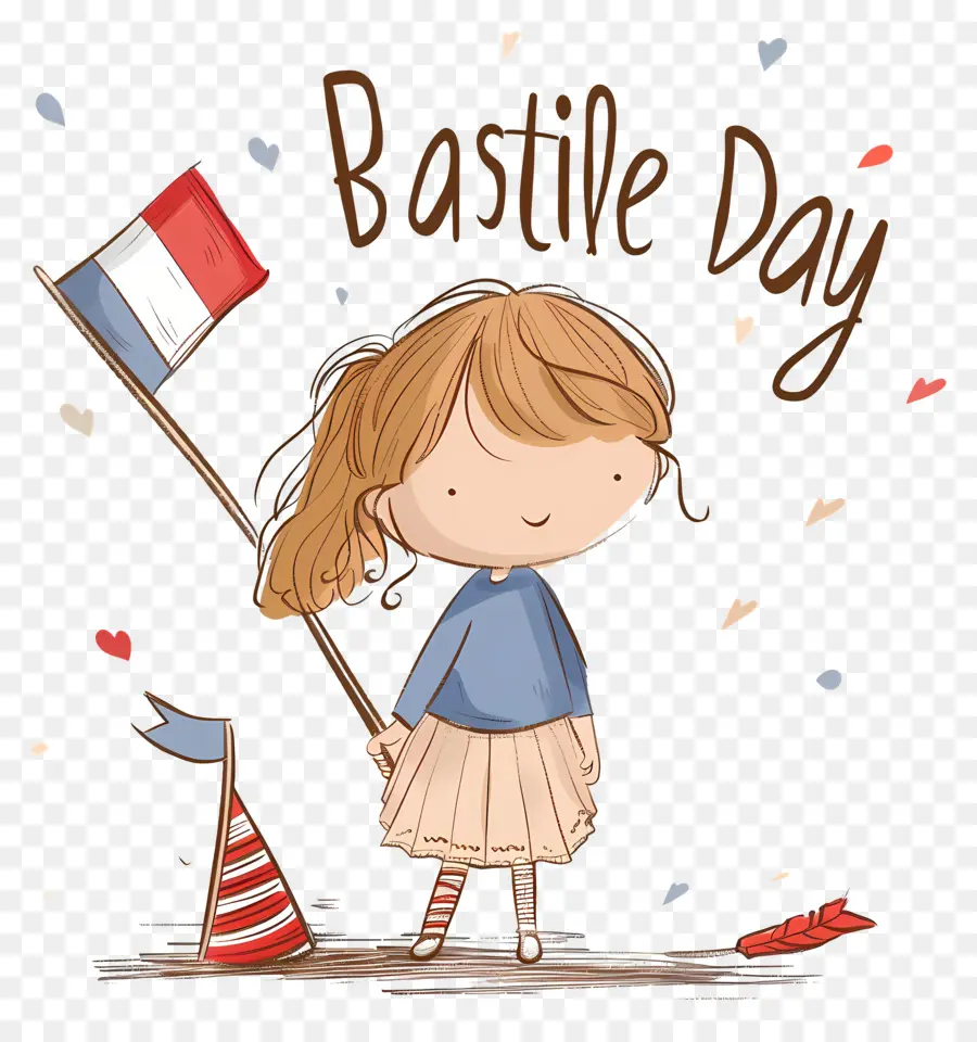 El Día De La Bastilla，Niña PNG