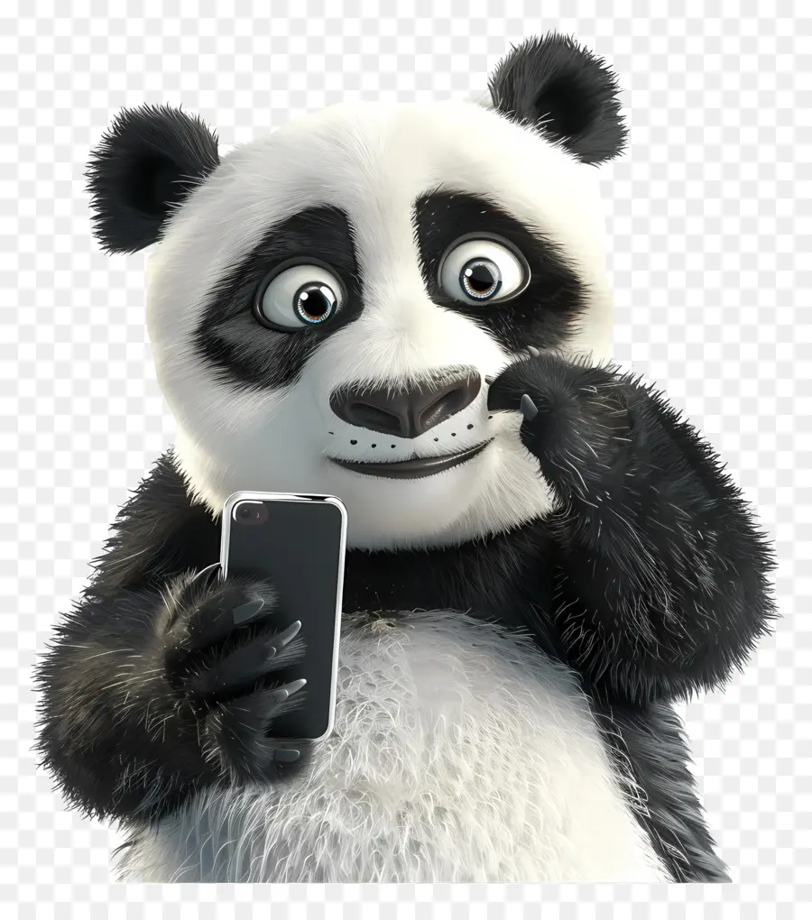 Animal Selfie，Panda PNG