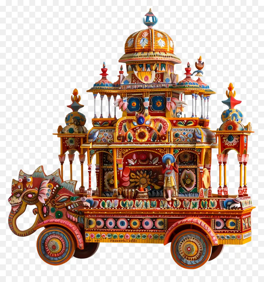 Rath Yatra，Carrito De Madera PNG