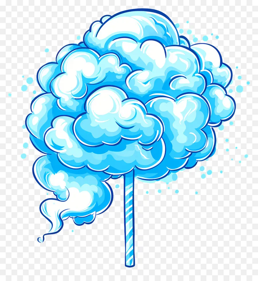 Algodón De Azúcar，Nube Blanca PNG