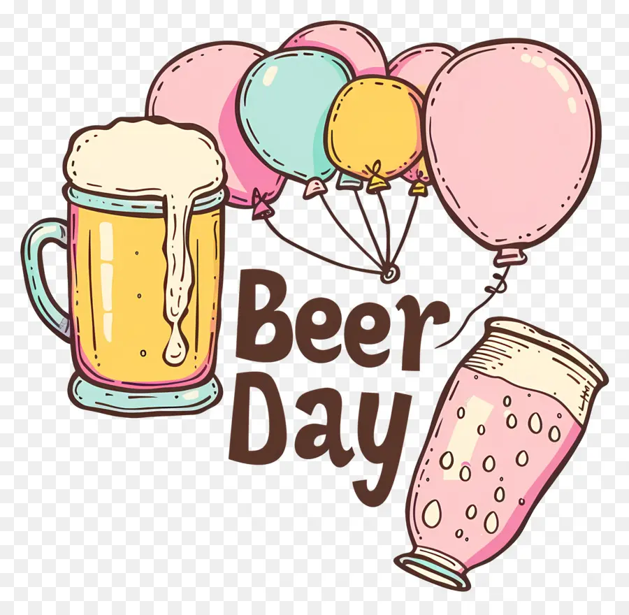 Día Internacional De La Cerveza，La Cerveza Del Día PNG