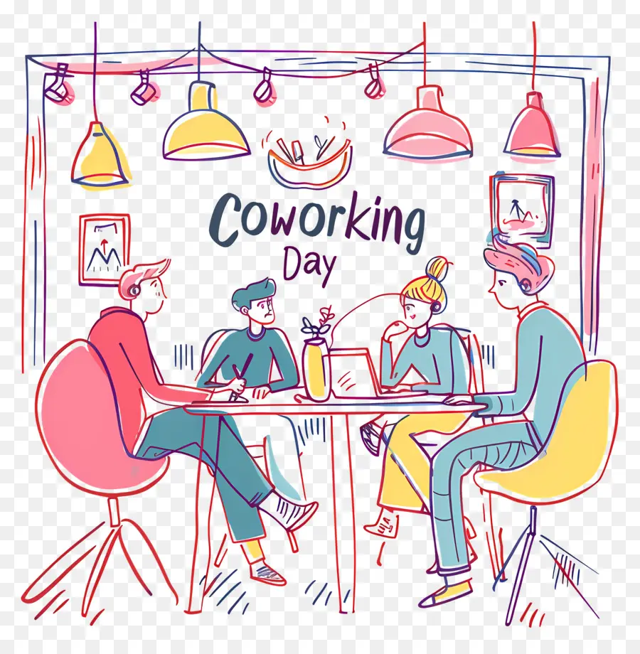 Día Internacional Del Coworking，Cotrabajo PNG