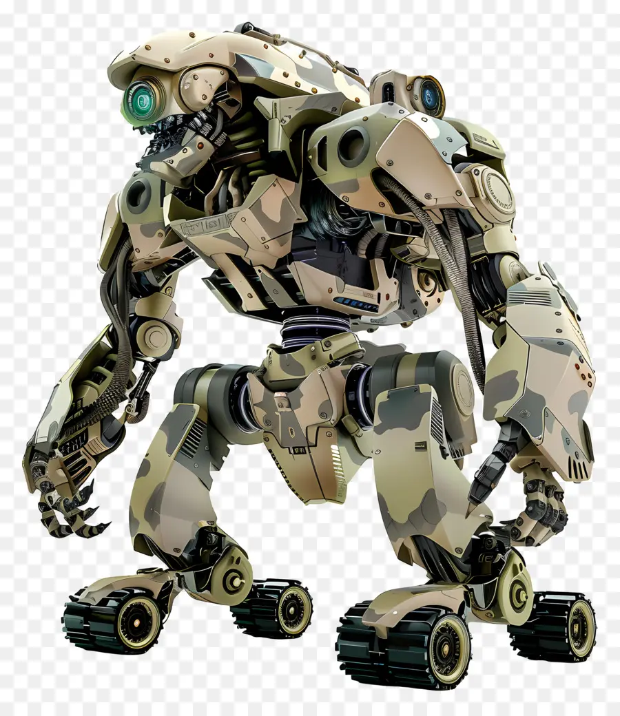 Robot Militar，Robot Humanoide PNG