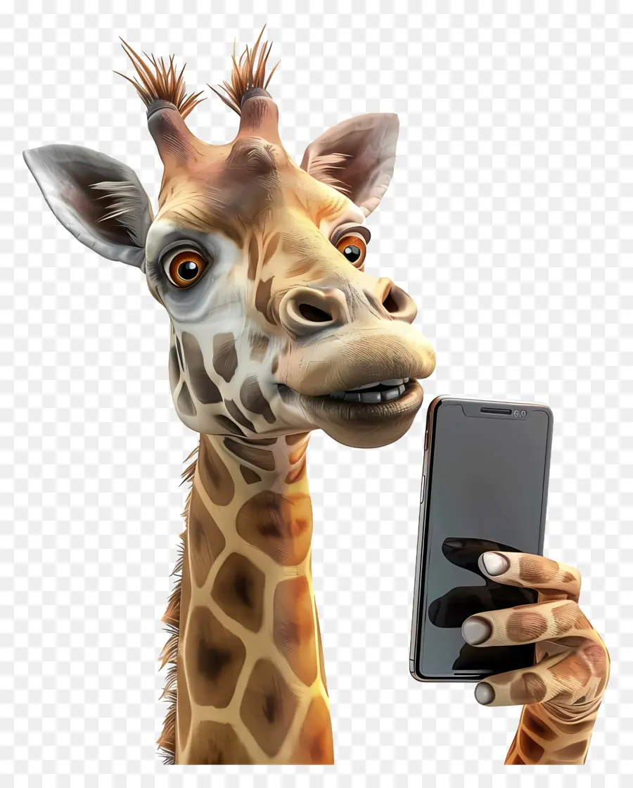 Animal Selfie，Jirafa PNG