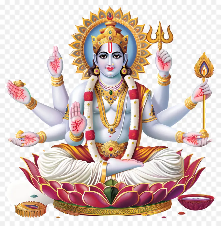 Nirjala Ekadashi，El Señor Vishnu PNG