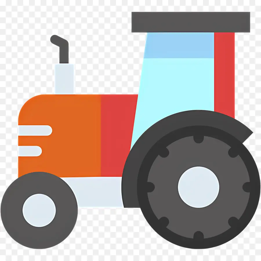 Tractor，Naranja PNG