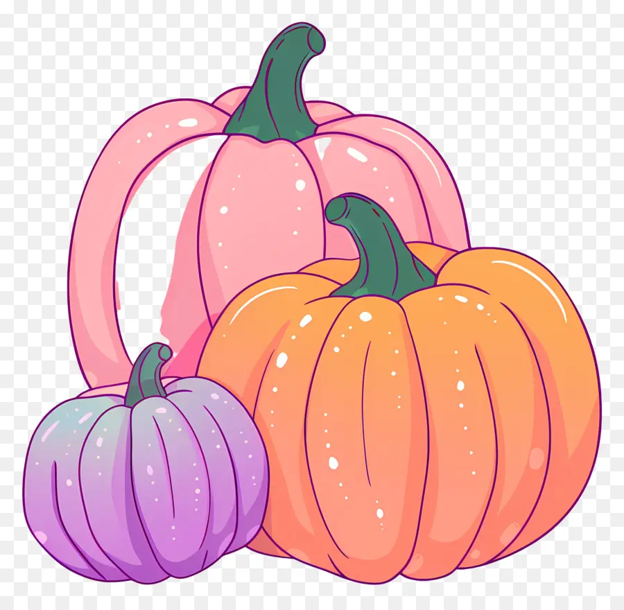 Calabazas，Calabazas Coloridas PNG