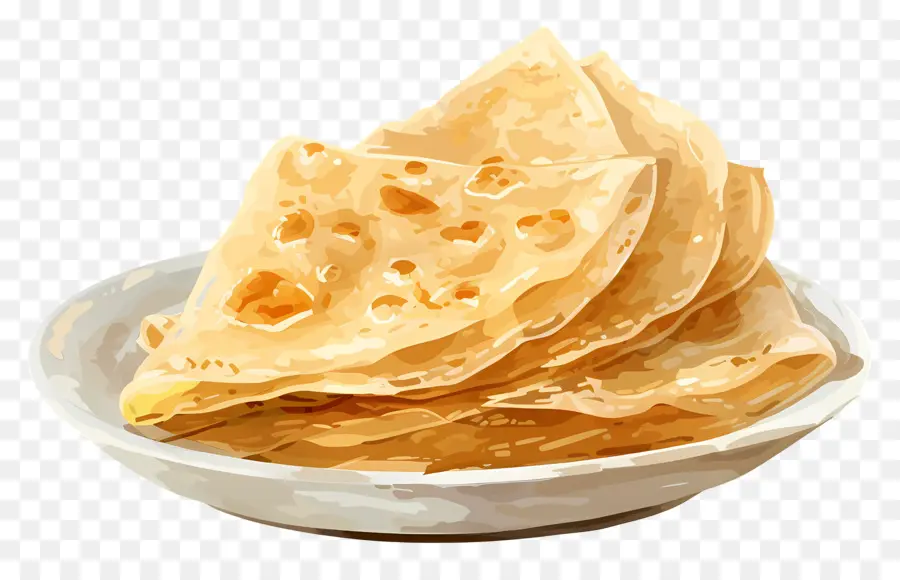 Roti Canaí，Pan Plano PNG