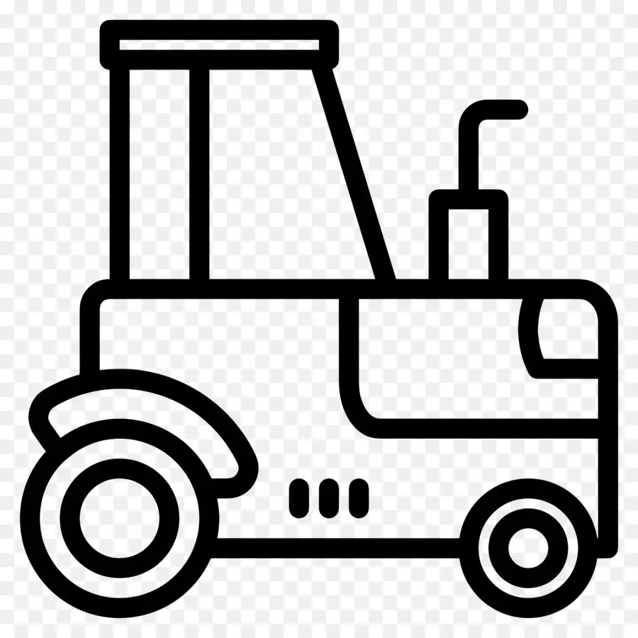 Tractor，Negro PNG