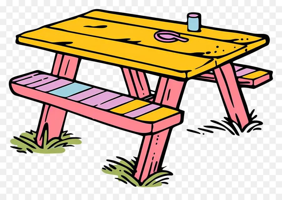 Mesa De Picnic，Mesa De Picnic De Madera PNG