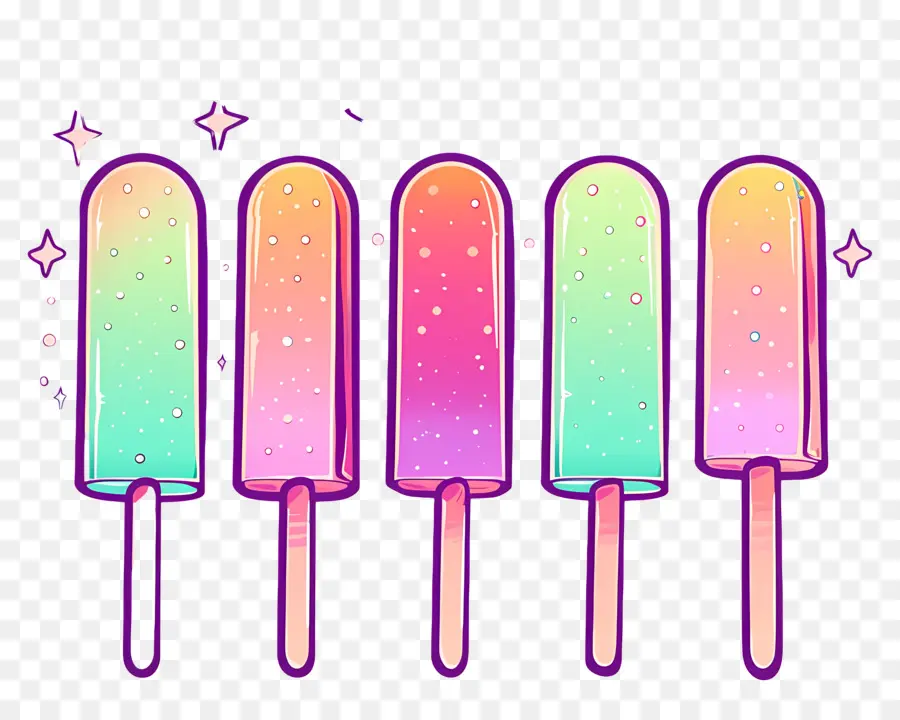 Las Paletas De Helado，Arco Iris PNG