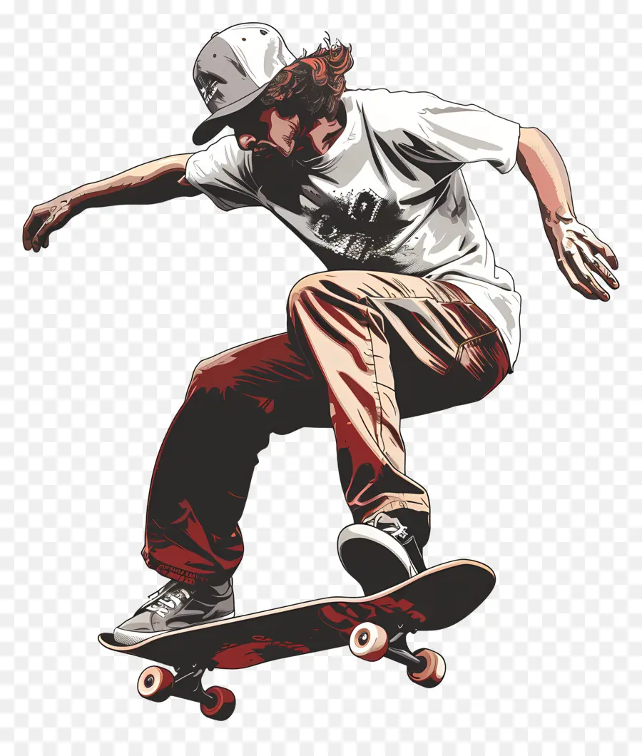 El Skate，Truco De Skateboard PNG