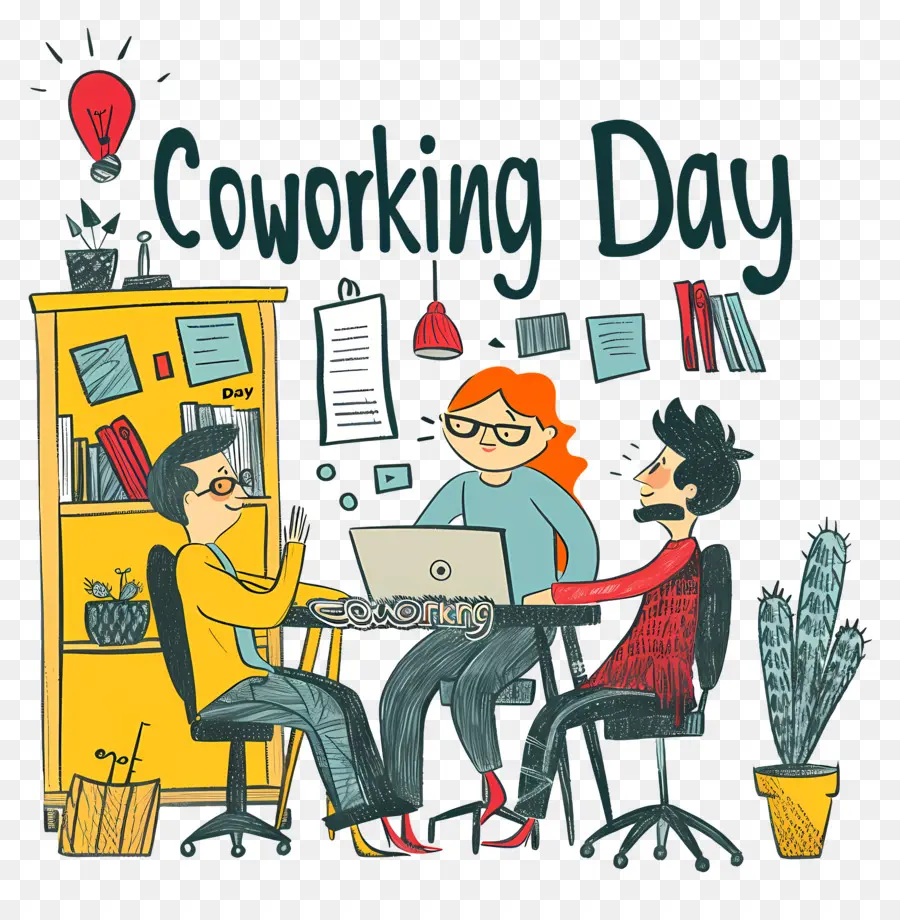 Día Internacional Del Coworking，Cotrabajo PNG