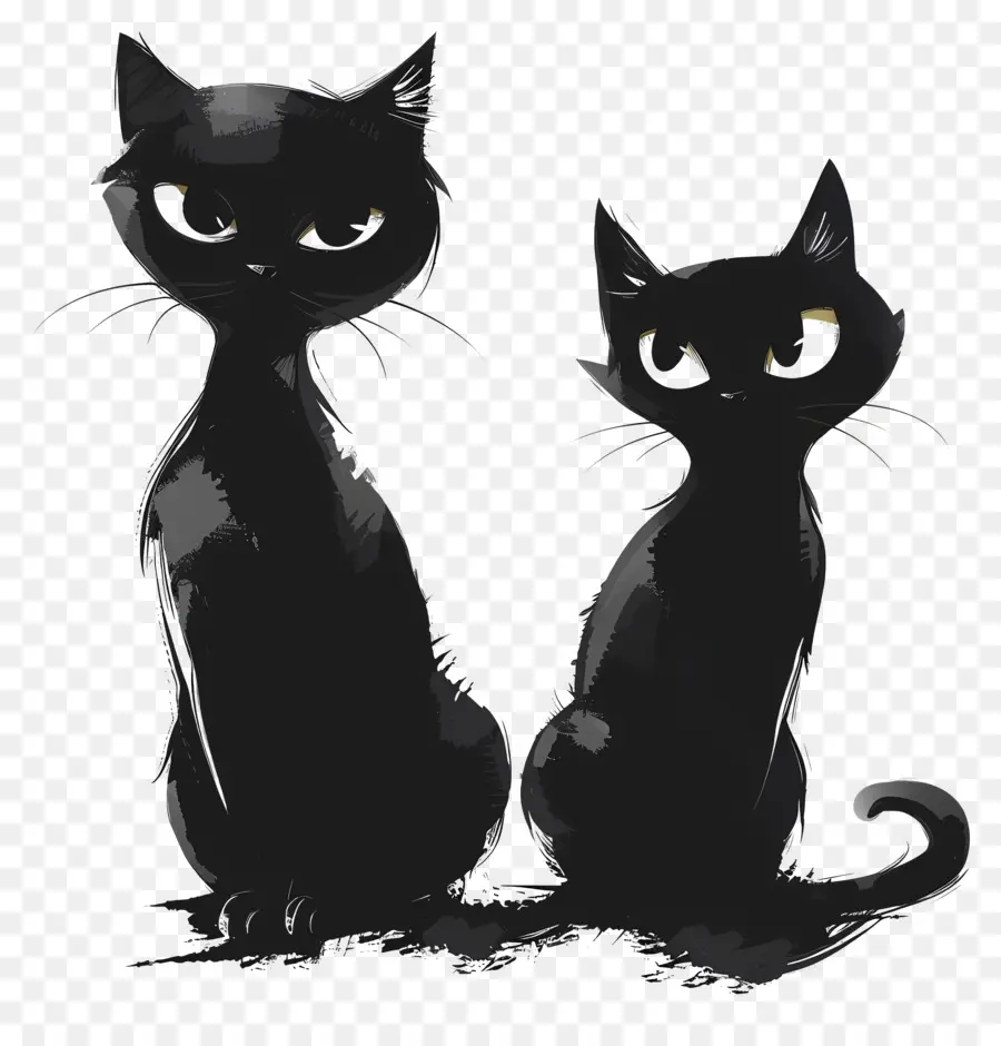 Gatos Negros，Gatos PNG