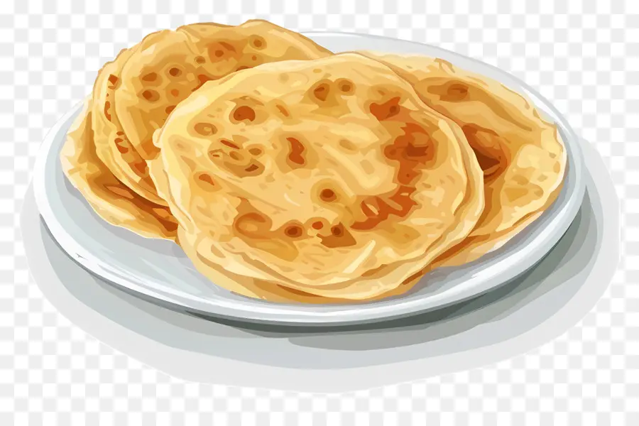 Roti Canai，La Cocina India PNG