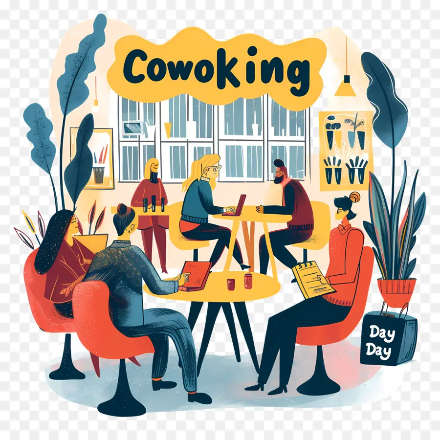 Día Internacional De Coworking，Restaurante PNG