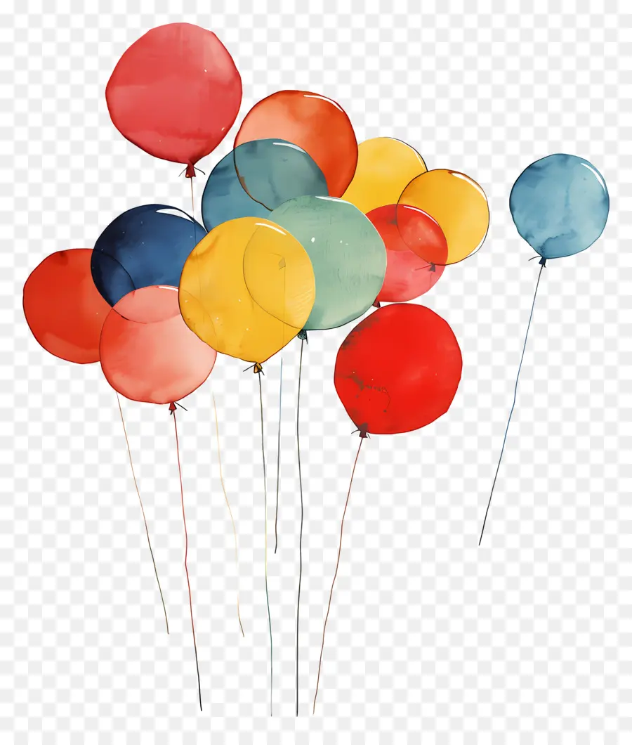 Globos，Globos Coloridos PNG