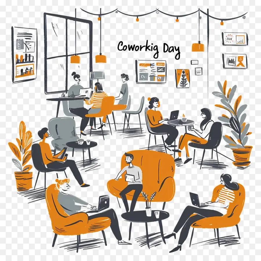 Día Internacional De Coworking，Reunión De Negocios PNG