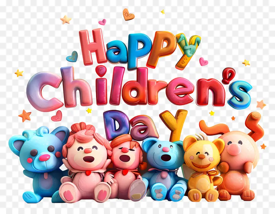 Feliz Día De Los Niños，Personajes Lindos Para Niños PNG