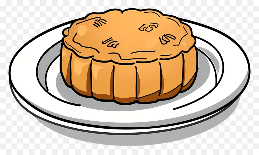 Mooncake，Pastel De Plátano Chino PNG