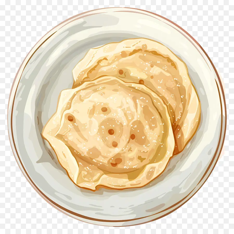 Roti Canai，La Cocina India PNG