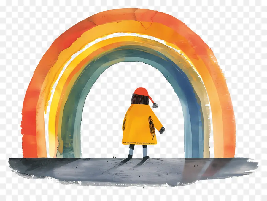 Arco Iris，Mujer PNG