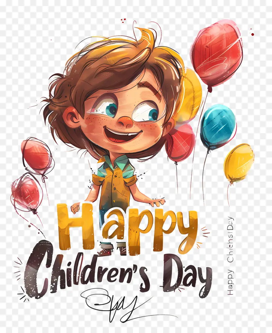 Feliz Día De Los Niños，Cartoon Boy PNG