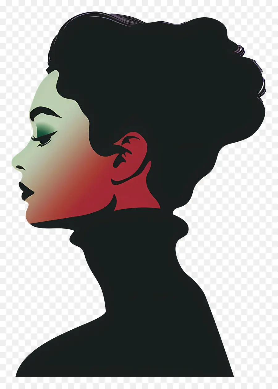 Retrato De Mujer，Perfil De Mujer PNG